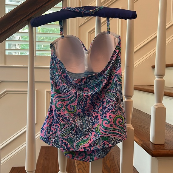 Lilly Pulitzer Tankini Top We Mermaid It - Picture 2 of 4
